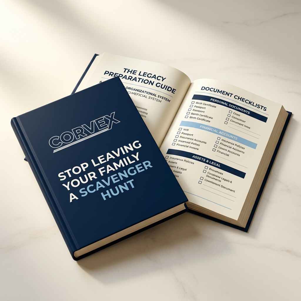 Stop Leaving Your Family a Scavenger Hunt — The Complete Life Organization Guide by Corvex