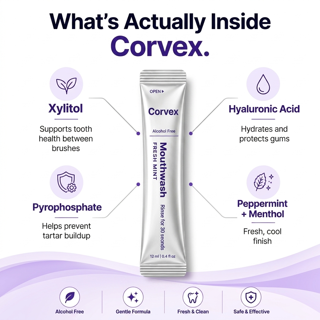 Corvex Purple Mouthwash